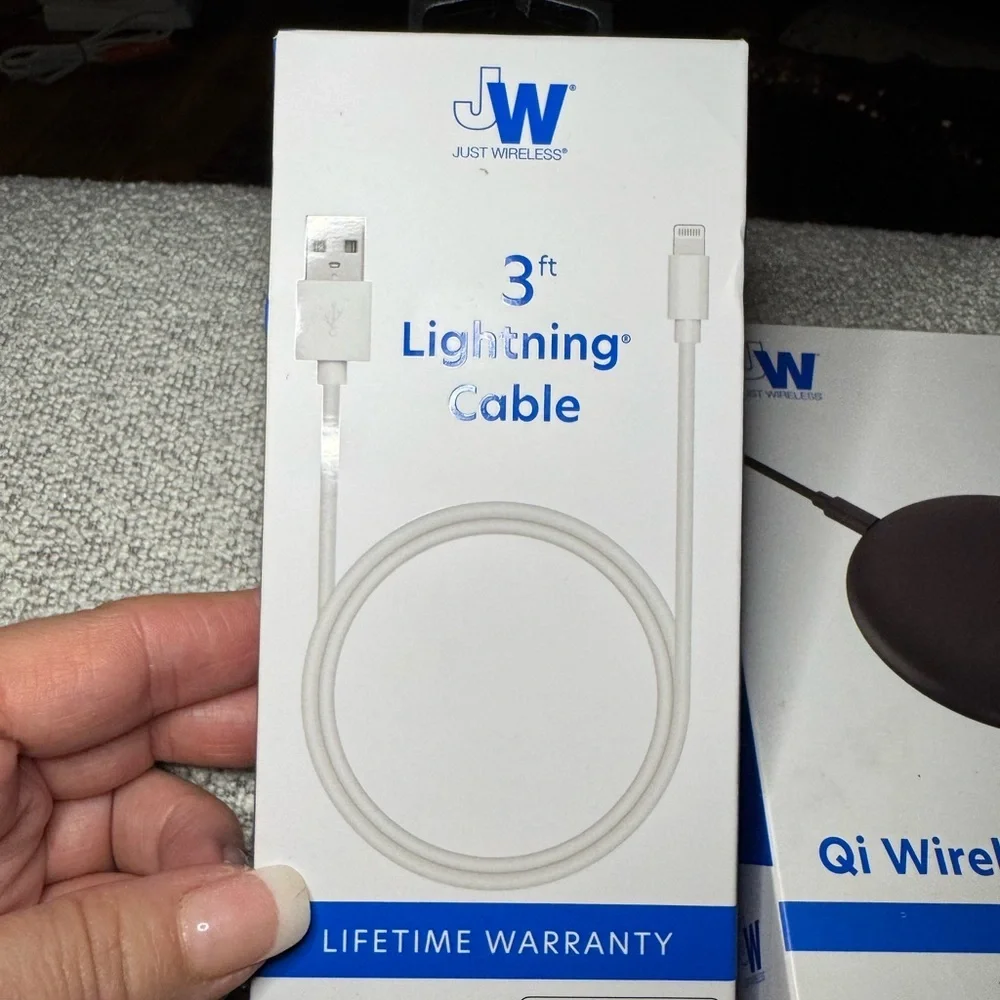 Lightening Cable and Wireless Charging Pad